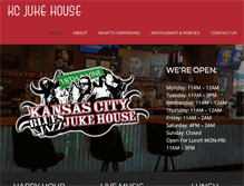 Tablet Screenshot of kcjukehouse.com